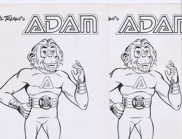 Sal Trapani Two Cartoon Lithographs