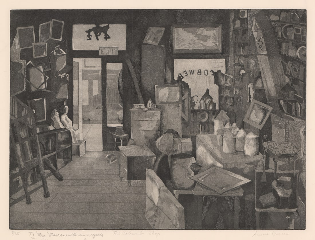 Susan Crocca Aquatint Etching (1 of 5)