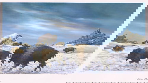 Don Griffiths Color Lithograph, Sacred Medicine