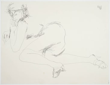 Anton Watzl (1930 - 1994) Original Drawing