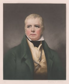 Walter Scott Mezzotint by Sydney Wilson