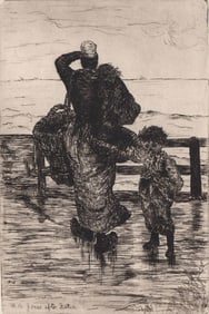 Margaret Atwater Jones AFTER Butin Etching SCARCE