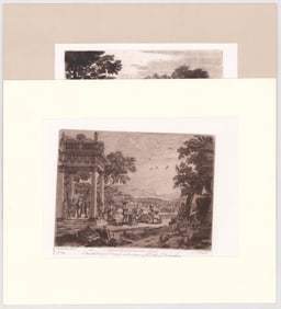 Set of Two 18th Century Etchings