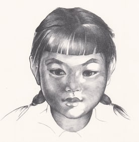 Mina Pulsifer Signed Lithograph