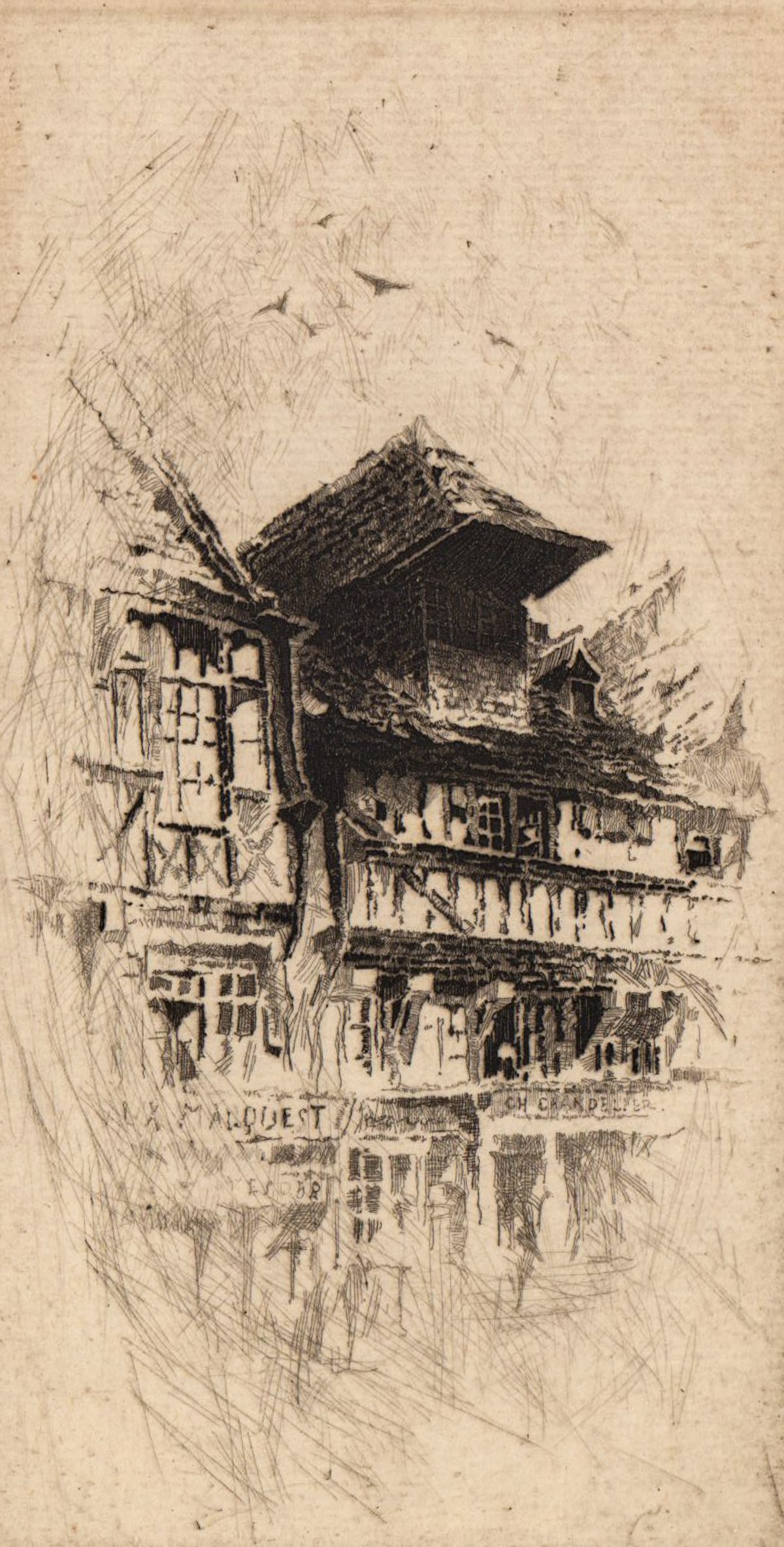 John Taylor Arms Etching Signed 1916 (1 of 5)