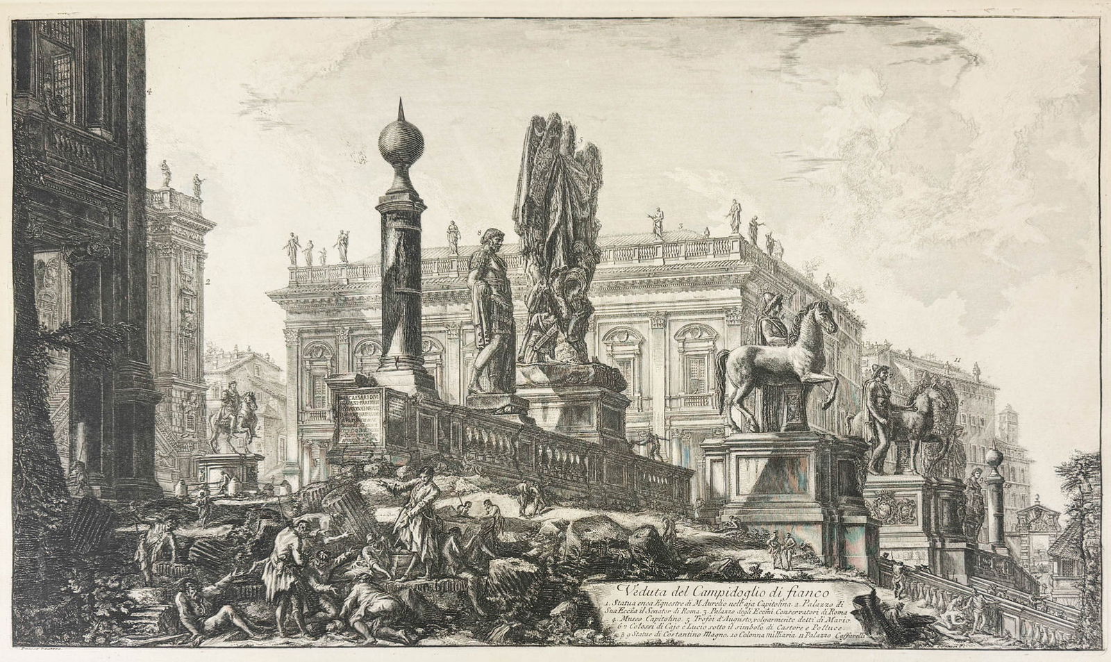 Giovanni Piranesi 18th C Etching