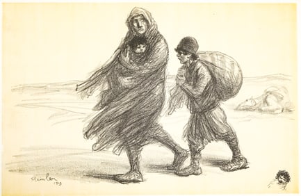 Theophile Steinlein Etching and Drypoint 1913