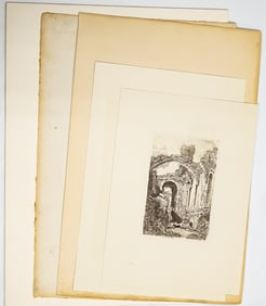 John Sell Cotman (5) Antique 19th C Etchings