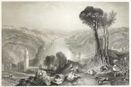 J. M. W. Turner Engraving by J. T. Wiltmore 1844