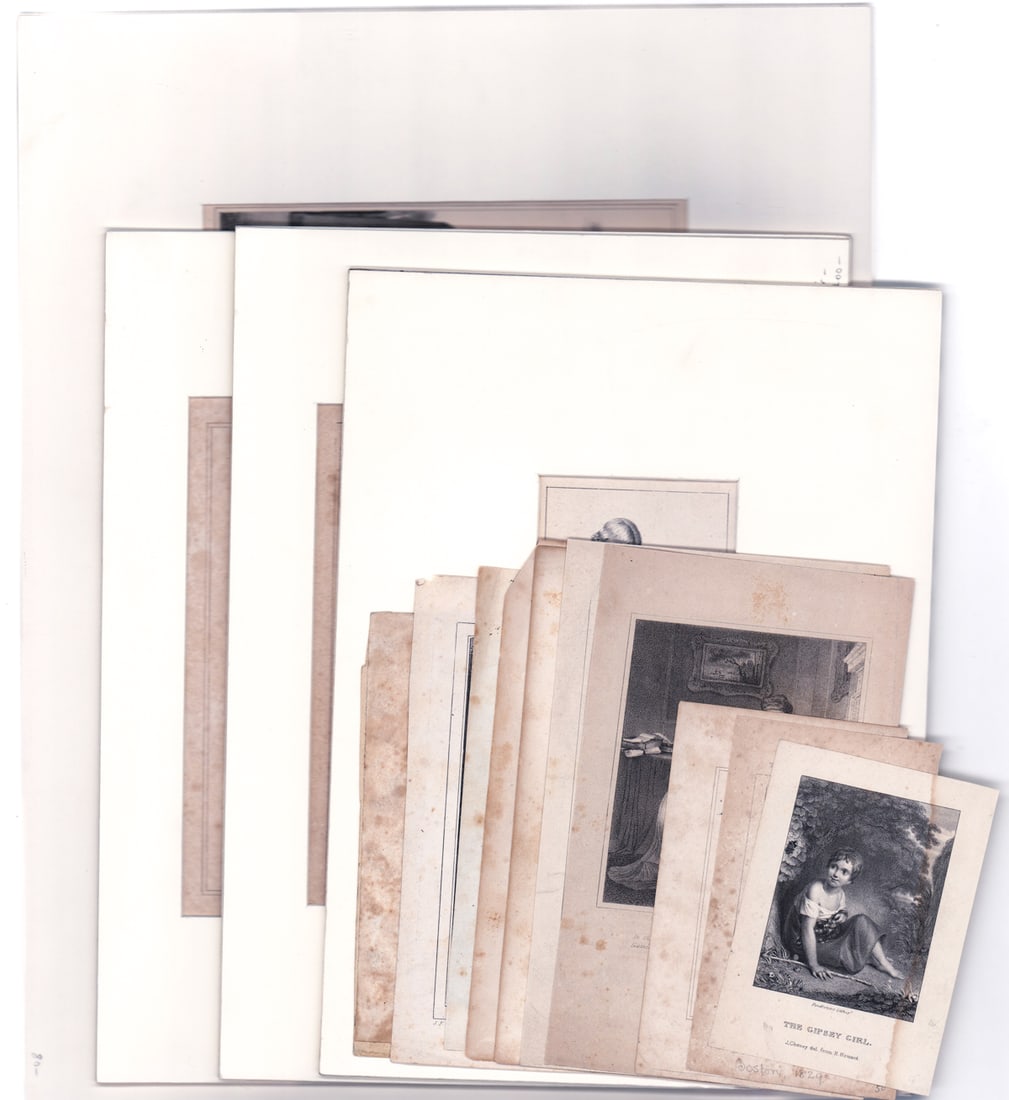 Antique (13) Prints [Americana, Historic] (1 of 8)