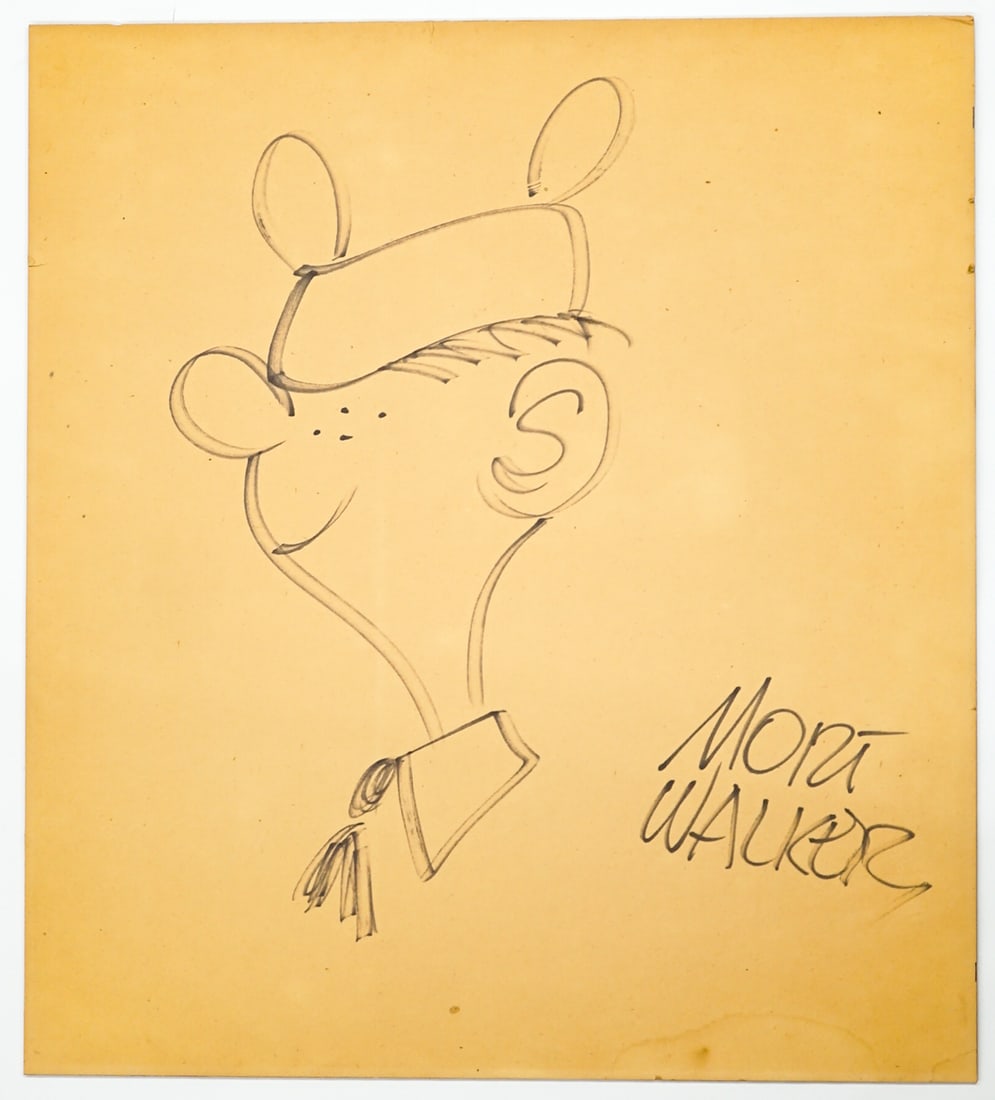 Beetle Bailey Original by Mort Walker SIGNED (1 of 3)
