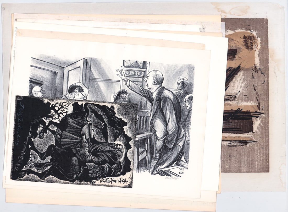 Group of (9) American Prints Artist SIGNED (1 of 11)