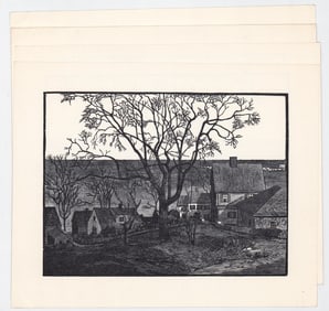 Vintage (5 of Same) Etchings [LeBoutillier]