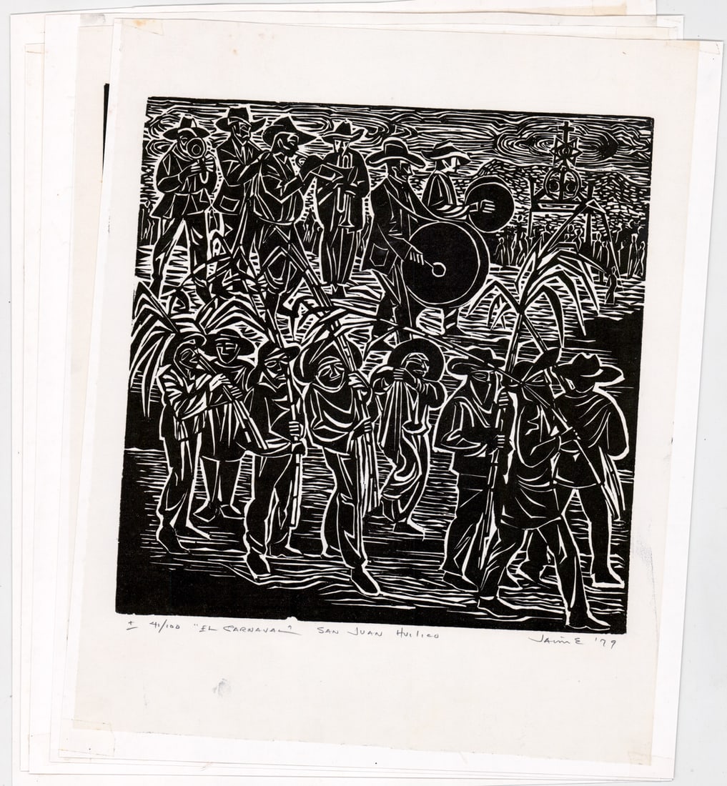 Woodblock Prints (5) S/N [Mexican Celebrations] (1 of 6)