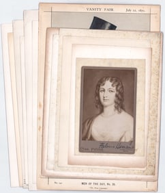 Antique (15) Etchings and Prints [Poets]