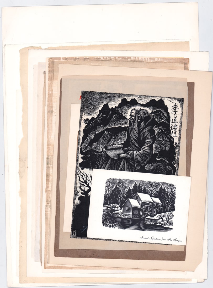 Vintage (16) Woodcuts / Engravings [Irving Amen] (1 of 15)