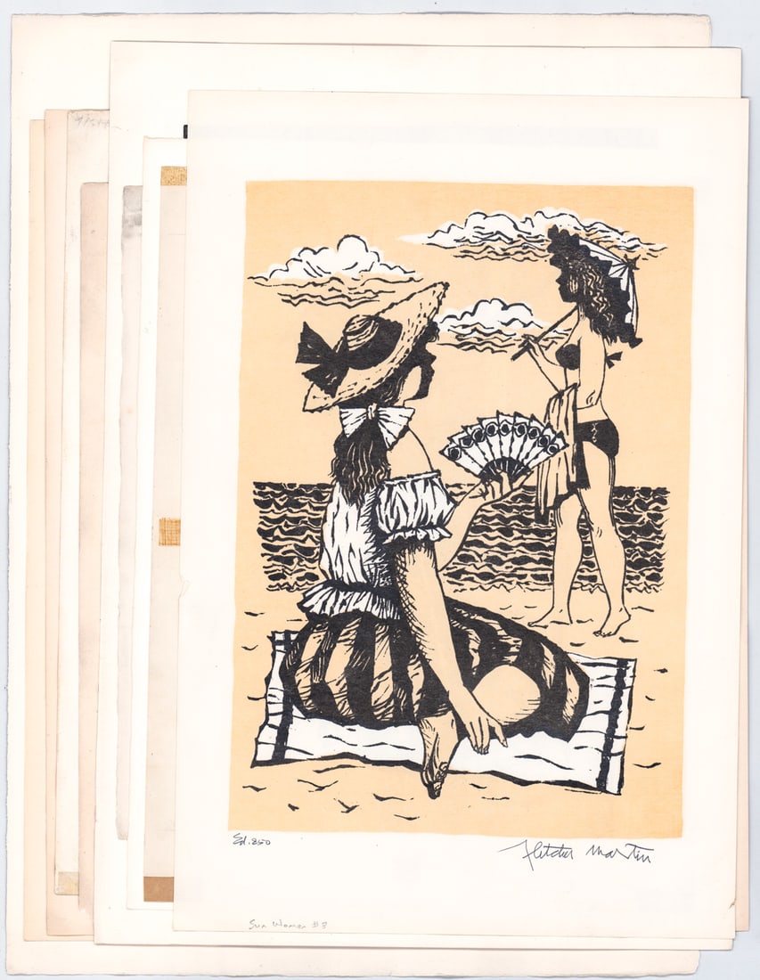 Assorted (10) Vintage Etchings and Lithos [Zalce] (1 of 11)