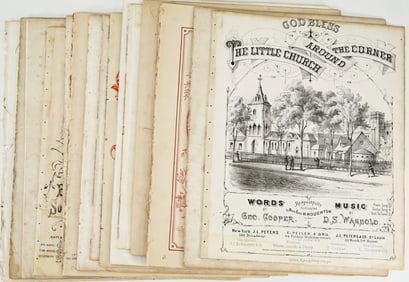 19th Century (18) Sheet Music