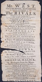 Antique Theater Show Broadside [London]