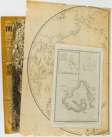 Antique (4) Maps, Photo and Newspaper [Alaska]