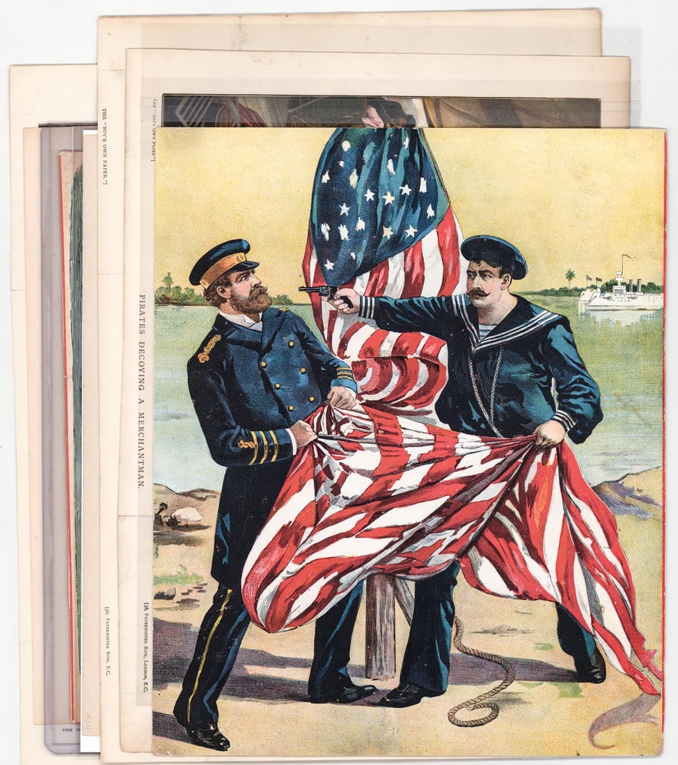 Antique (8) Color Prints (1 of 10)