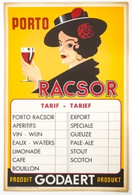 Vintage 'Porto Rascor' Wine Advertisement Poster