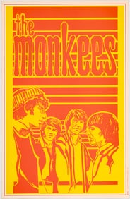 The Monkees Rock Poster 1967 Saladin Productions