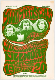 1966 Young Rascals - Quick Silver Concert Poster
