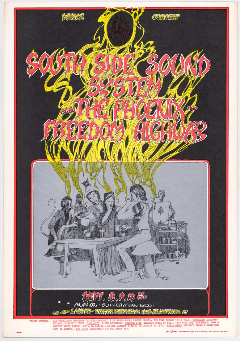 1967 South Side Sound System Avalon Poster (1 of 2)