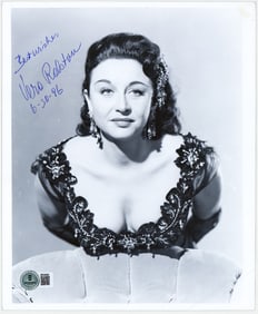 Vera Ralston 8x10 Signed Photo BAS COA
