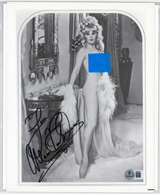 Mamie Van Doren 8x10 Photo Signed BAS COA [Nude]