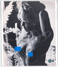 Mamie Van Doren 8x10 Photo Signed BAS COA [Nude]