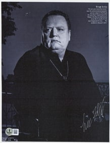 Larry Flynt Signed Magazine Photo BAS COA