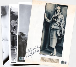 Actress (4) Signed Photos BAS COA [Anita Page]
