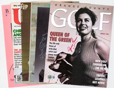 Celebrity (6) Signed Photos BAS COA