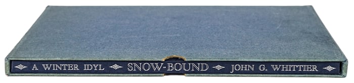 Snow Bound, A Winter Idyl, by Whittier SIGNED LTD