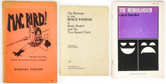 Plays, Theater (3) Softcover Books