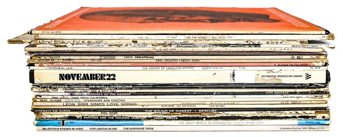 Vintage (23) Vinyl LP's [Jazz, Folk, History]