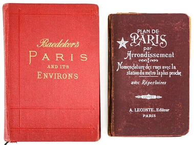 Paris Travel (2) Vintage Books
