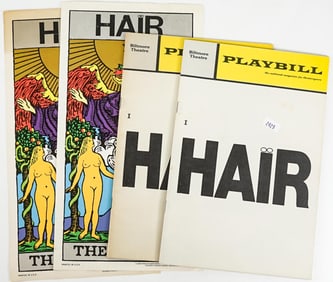 HAIR Handbills and Playbills [1971 Biltmore]