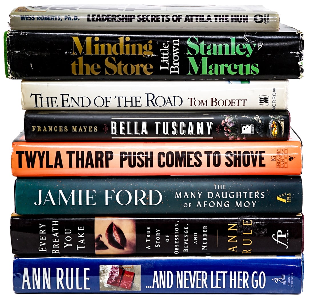 Estate Shelf Lot (8) SIGNED Books [Ann Rule] (1 of 1)