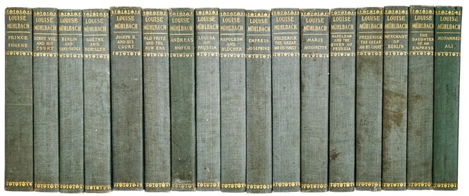 Works of Louise Muhlbach (17 Vol) Collier 1902