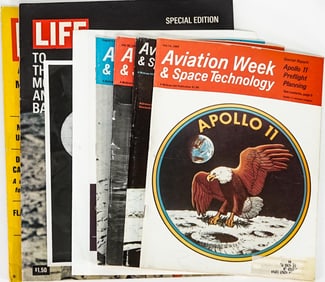 Apollo 11 Moon Landing Magazines, Photo [NASA]