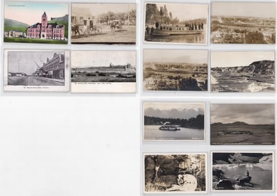 Antique (12) Montana Postcards