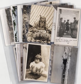 Vintage and Antique (20) Real Photo Postcards