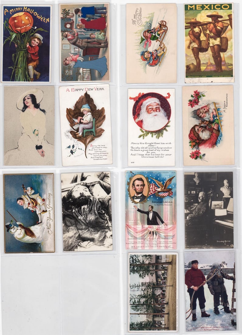 Antique (14) Postcards [Clappsaddle; Halloween] (1 of 9)
