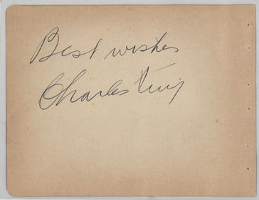 [Banjo, Bandleader] Harry Reser Autograph