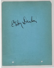 Eddie Duchin/Ted Weems Autographed Album Page