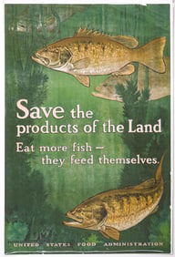 SAVE THE PRODUCTS OF THE LAND POSTER