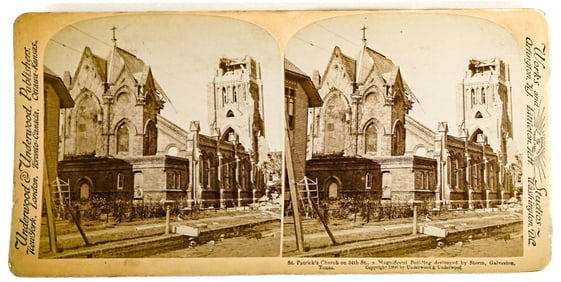 Galveston, Texas (2) Antique Stereoviews